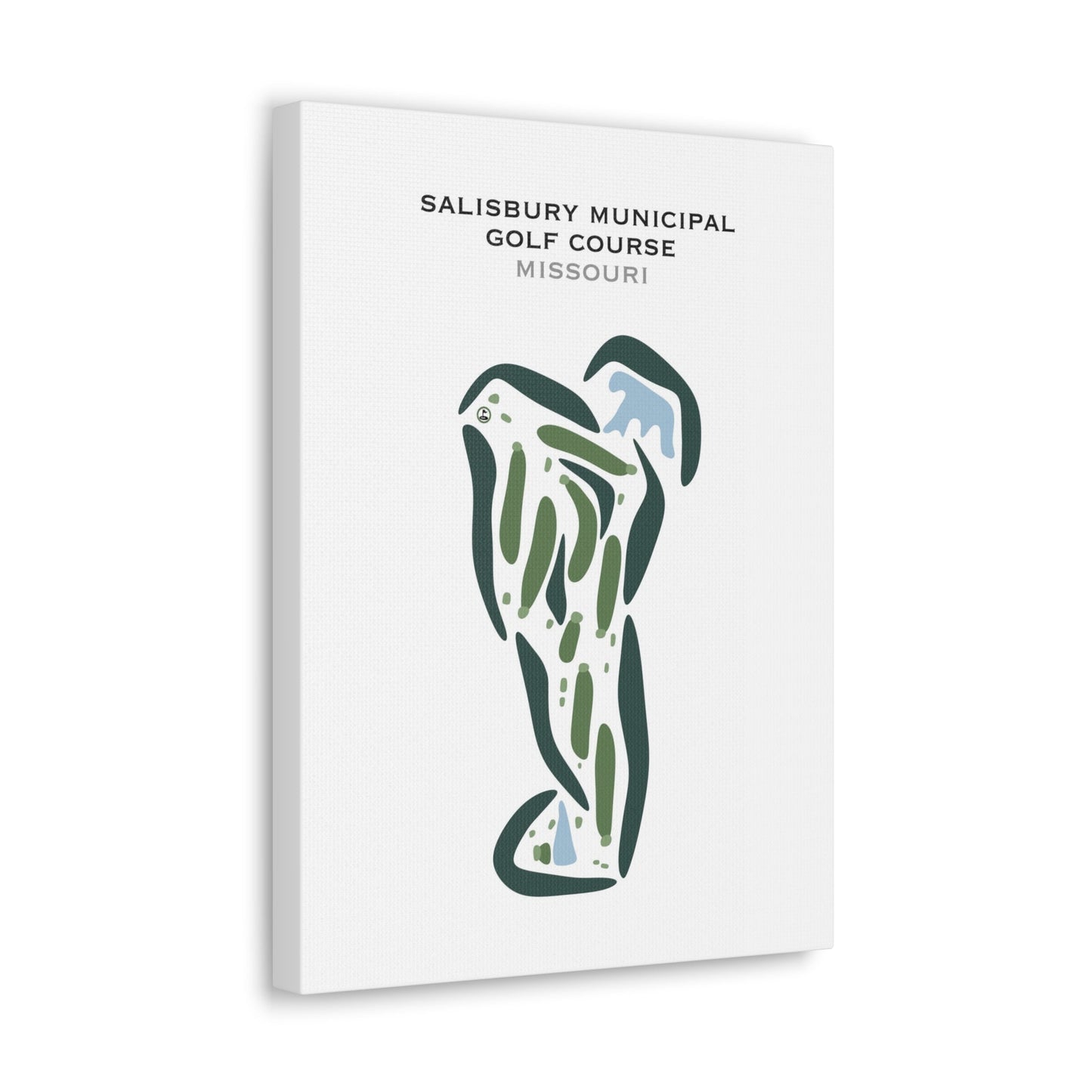 Salisbury Municipal Golf Course, Missouri - Printed Golf Courses