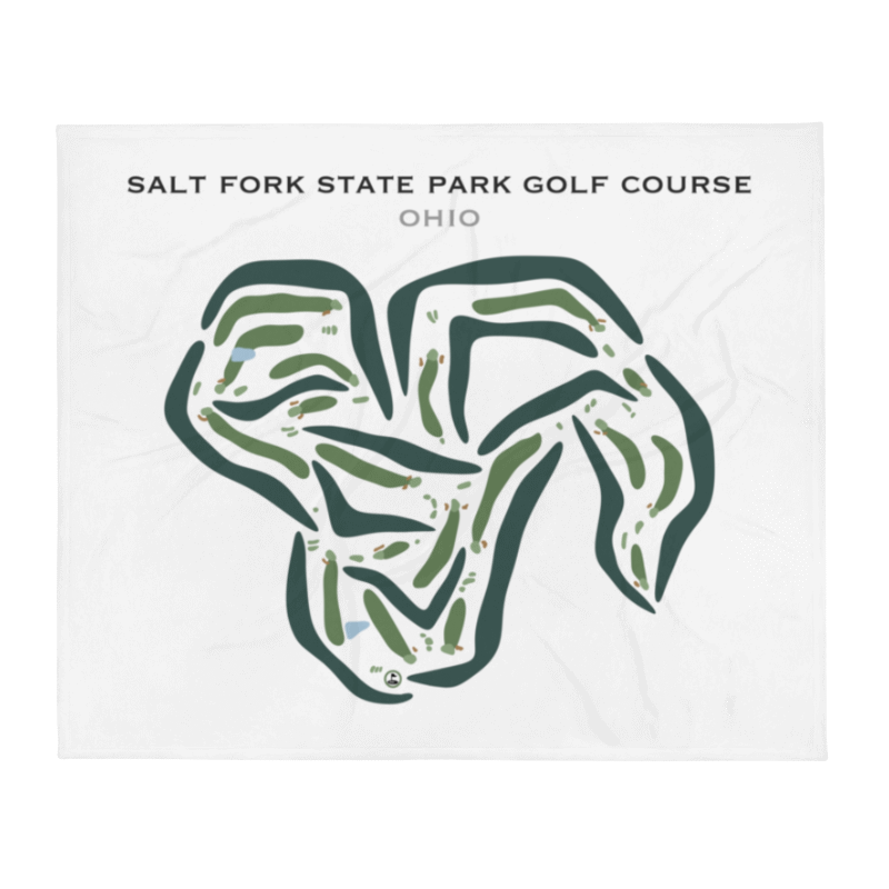 Salt Fork State Park Golf Course, Ohio - Printed Golf Courses