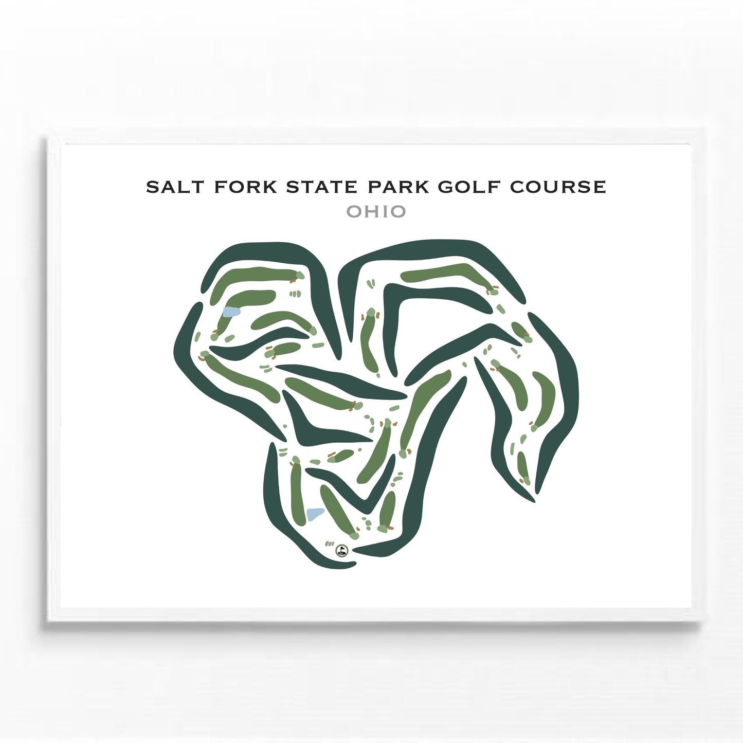 Salt Fork State Park Golf Course, Ohio - Printed Golf Courses
