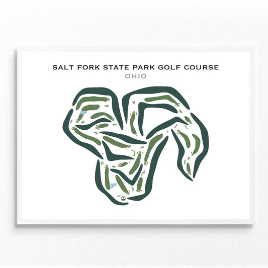 Salt Fork State Park Golf Course, Ohio - Printed Golf Courses