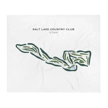 Salt Lake County Club, Salt Lake City Utah - Printed Golf Courses