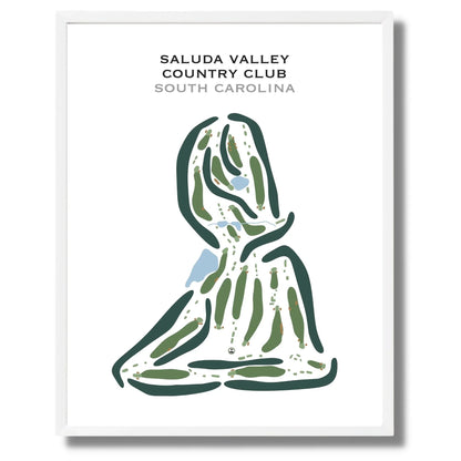 Saluda Valley Country Club, South Carolina - Printed Golf Courses