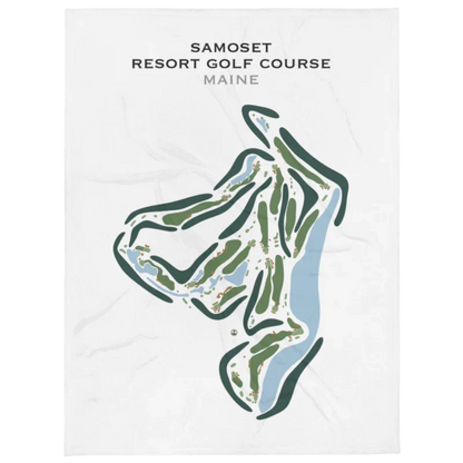 Samoset Resort Golf Course, Maine - Printed Golf Course
