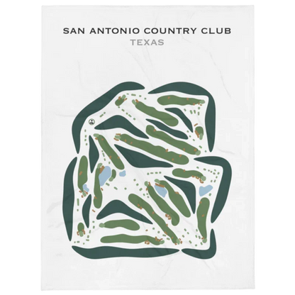 San Antonio Country Club, Texas - Printed Golf Courses
