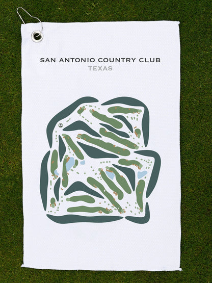San Antonio Country Club, Texas - Printed Golf Courses