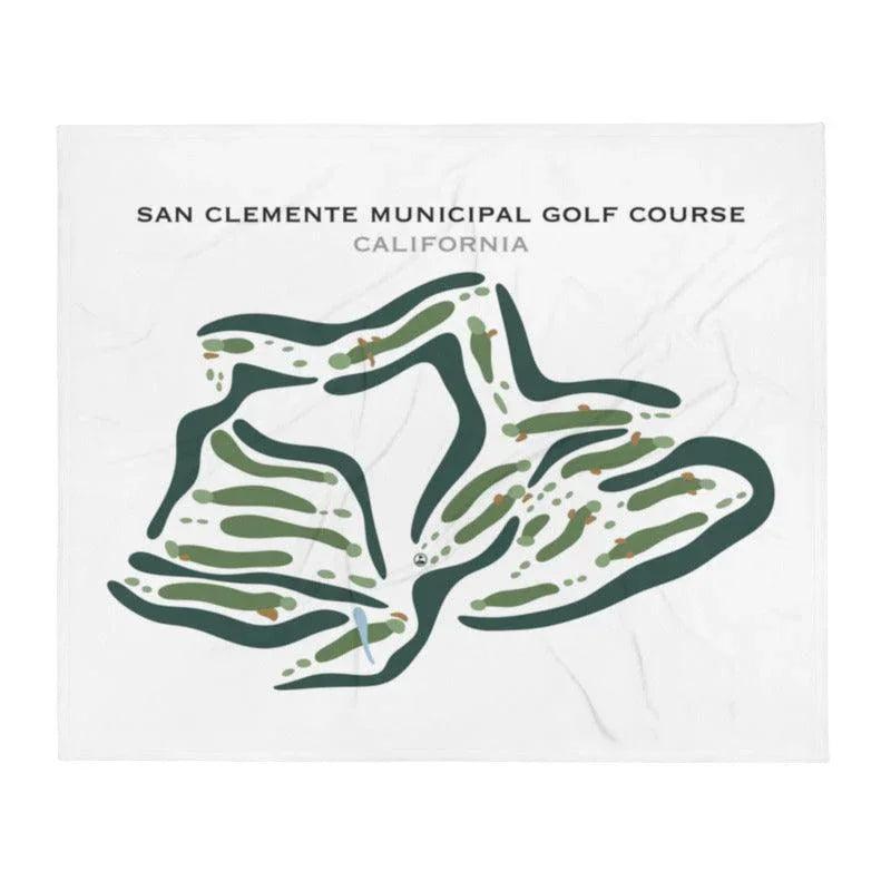 San Clemente Municipal Golf Course, California - Printed Golf Courses