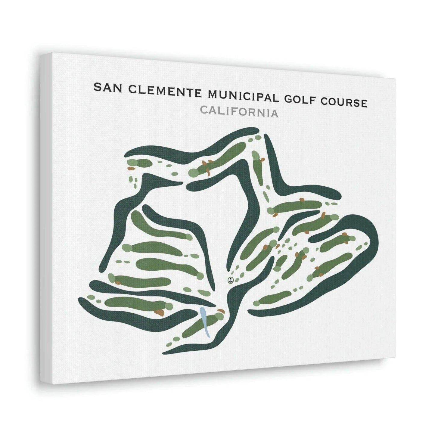 San Clemente Municipal Golf Course, California - Printed Golf Courses