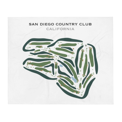 San Diego Country Club, California - Printed Golf Courses