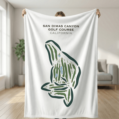 San Dimas Canyon Golf Course, California - Printed Golf Courses