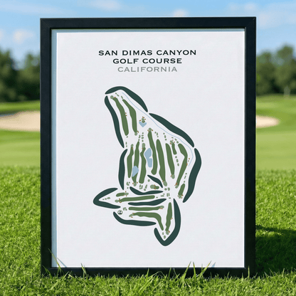 San Dimas Canyon Golf Course, California - Printed Golf Courses