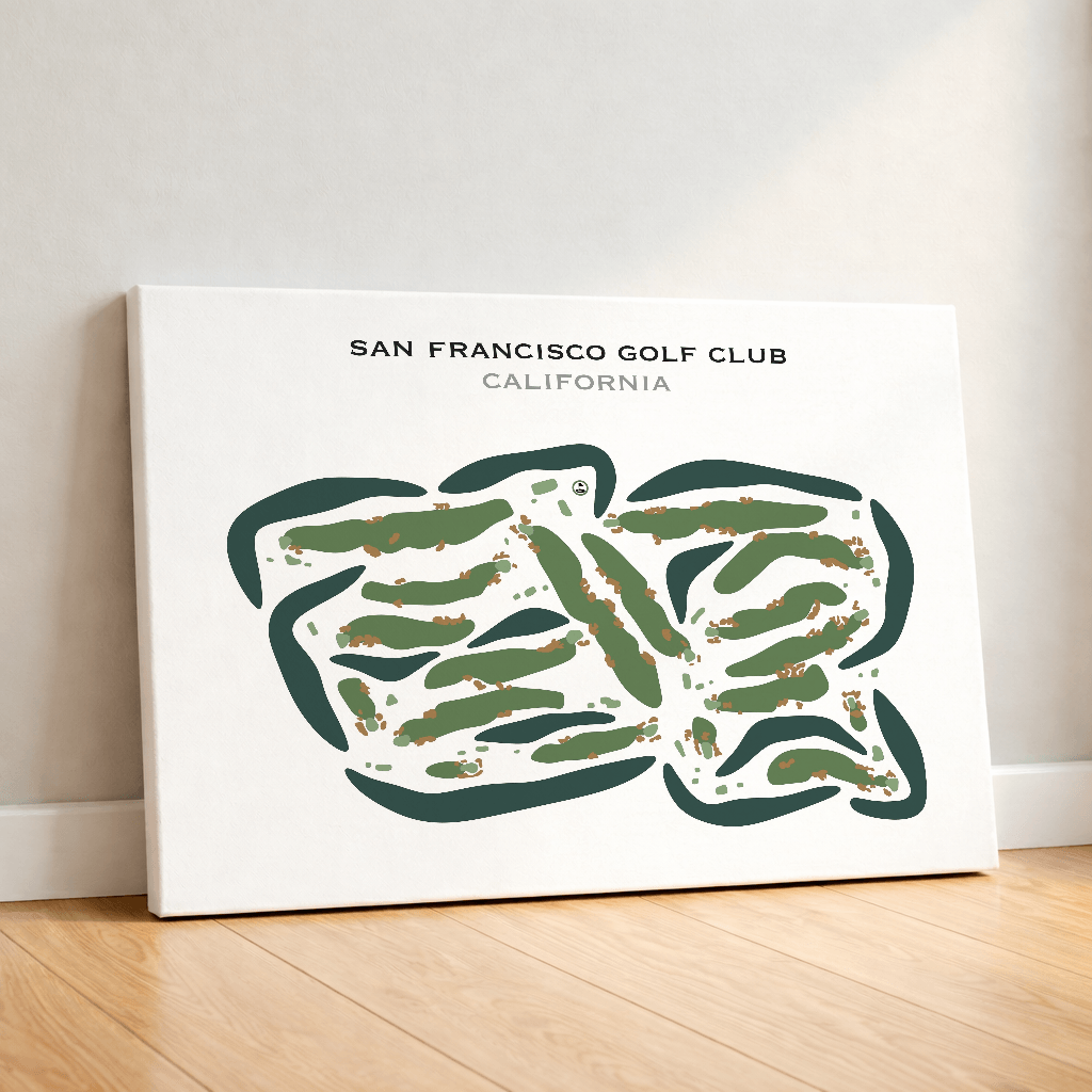 San Francisco Golf Club, California - Printed Golf Courses