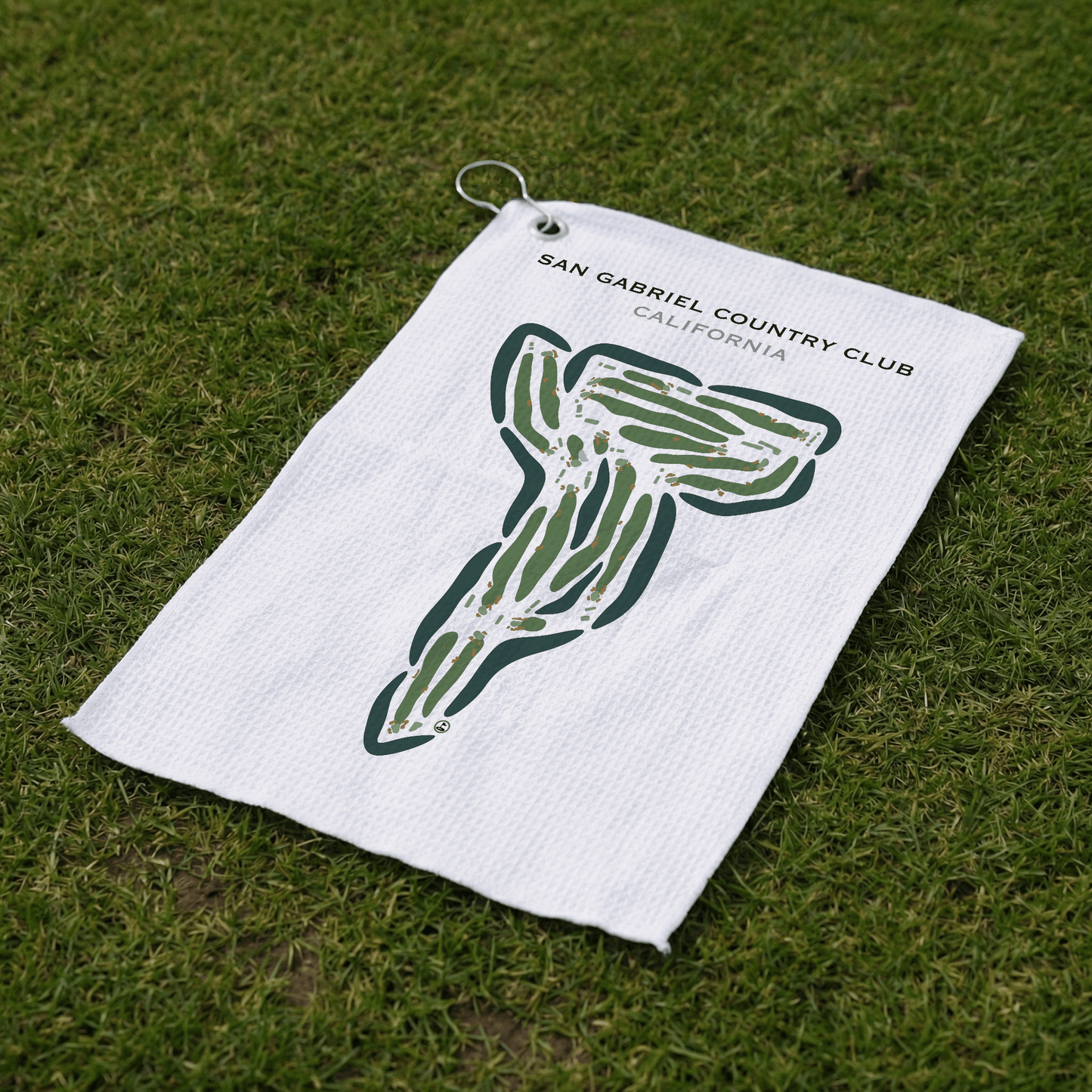 San Gabriel Country Club, California - Printed Golf Courses
