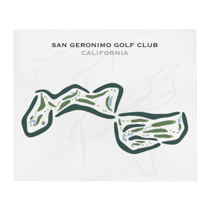 San Geronimo Golf Club, California - Printed Golf Courses