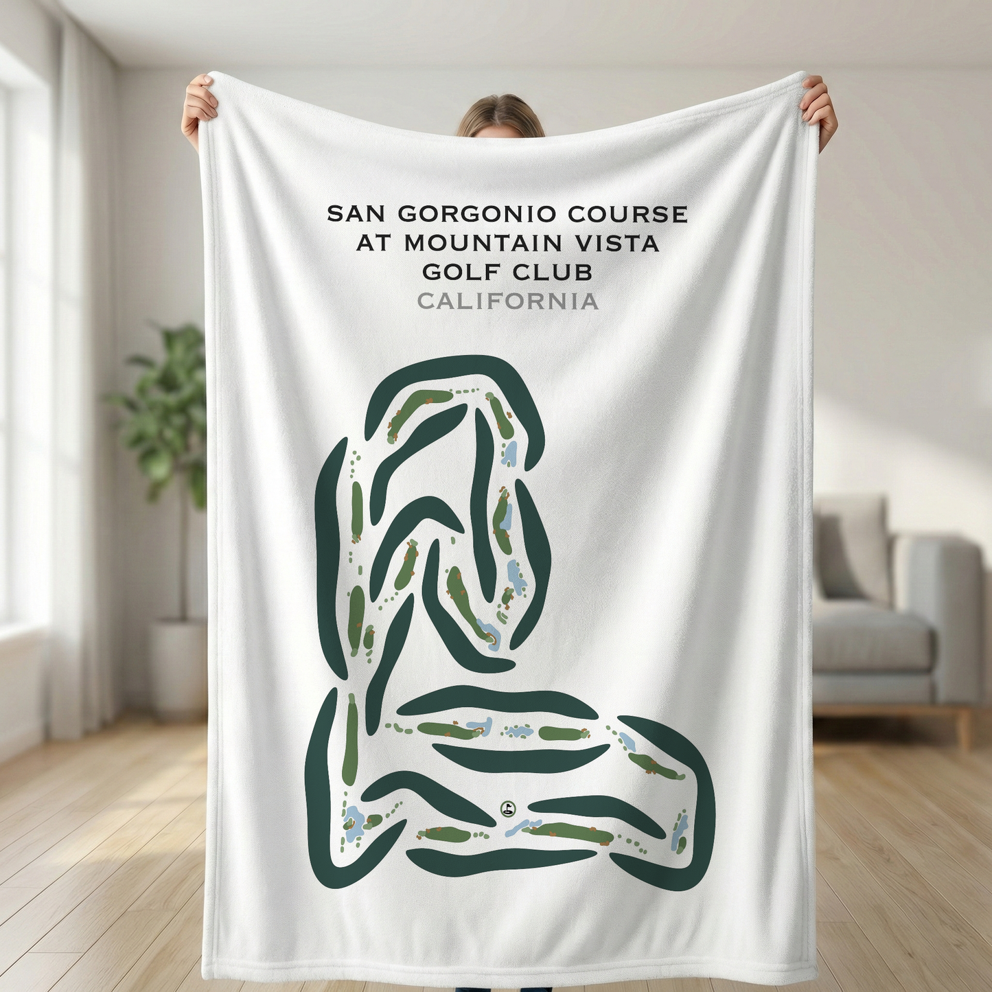 San Gorgonio Course at Mountain Vista Golf Club, California - Printed Golf Courses