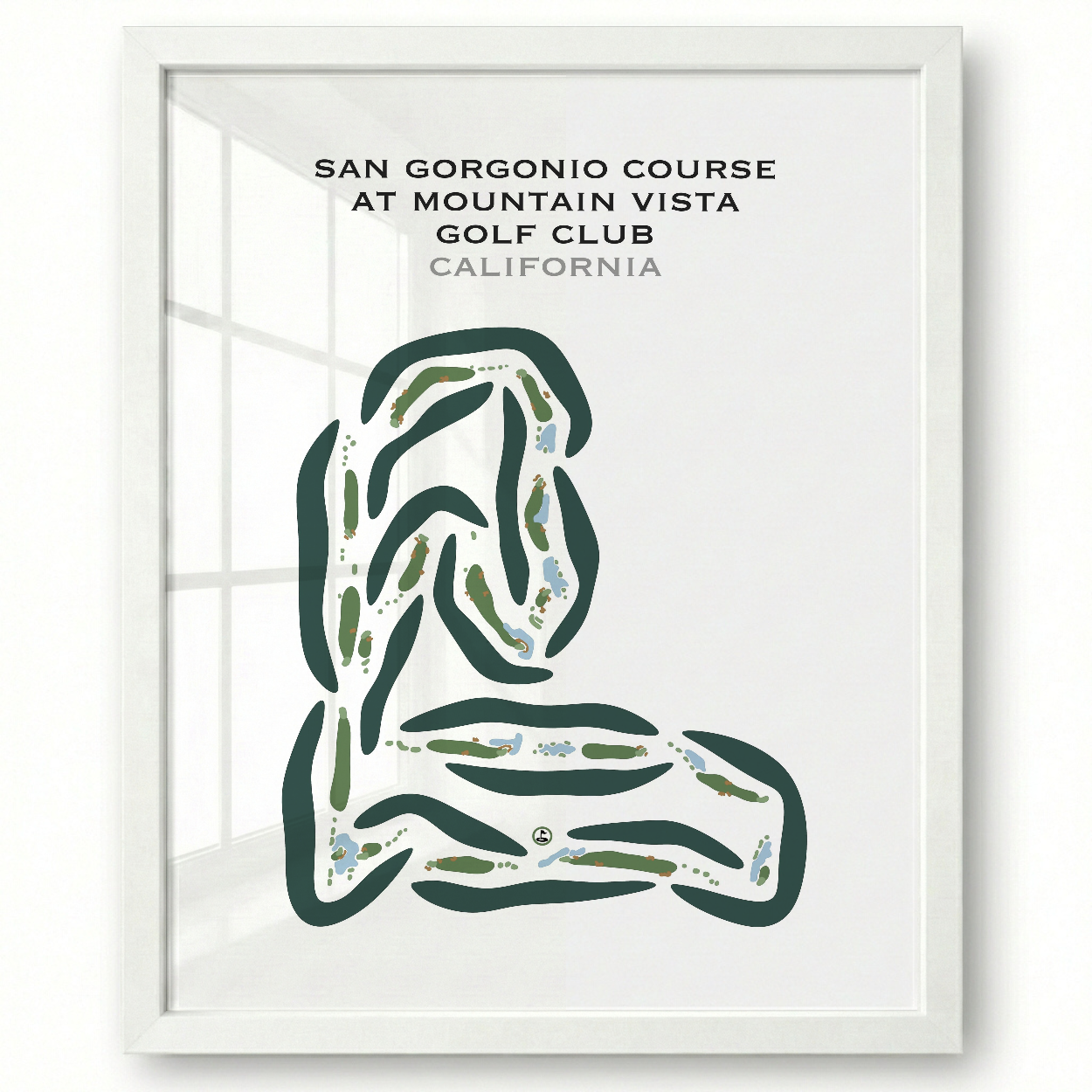 San Gorgonio Course at Mountain Vista Golf Club, California - Printed Golf Courses