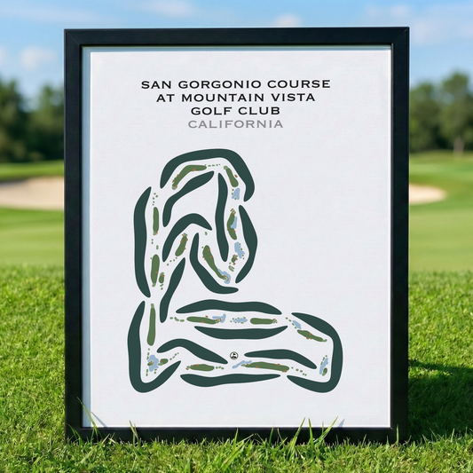 San Gorgonio Course at Mountain Vista Golf Club, California - Printed Golf Courses