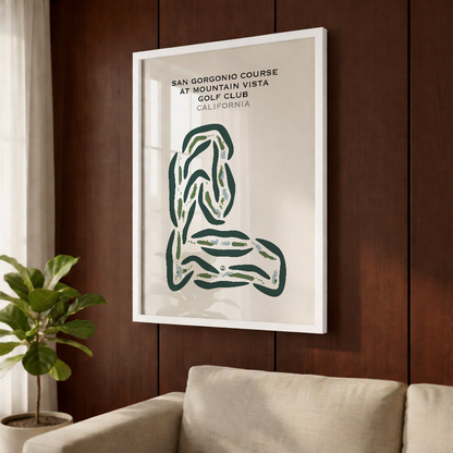 San Gorgonio Course at Mountain Vista Golf Club, California - Printed Golf Courses