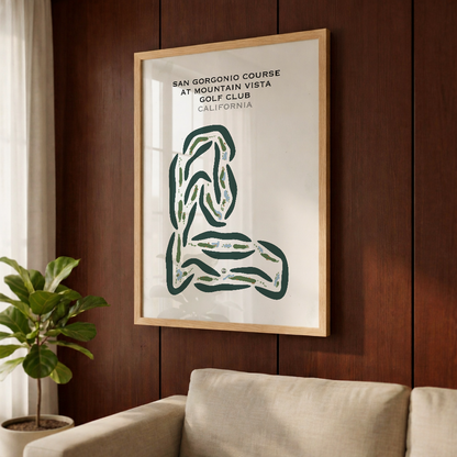 San Gorgonio Course at Mountain Vista Golf Club, California - Printed Golf Courses