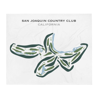 San Joaquin Country Club, California - Printed Golf Courses
