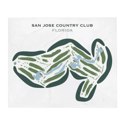 San Jose Country Club, Florida - Printed Golf Courses