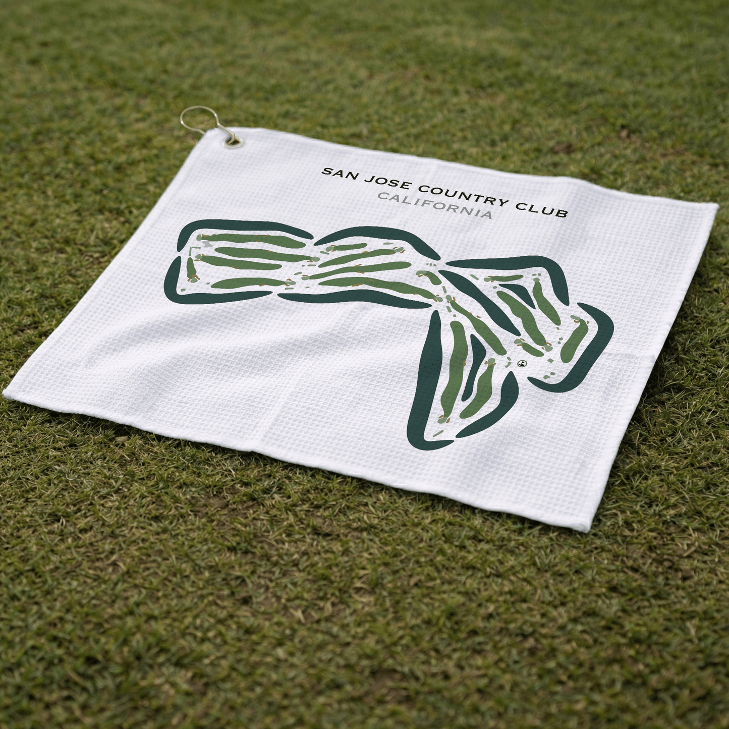 San Jose Country Club, California - Printed Golf Courses