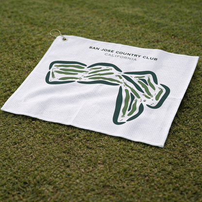 San Jose Country Club, California - Printed Golf Courses