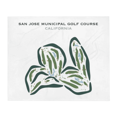 San Jose Municipal Golf Course, California - Printed Golf Courses