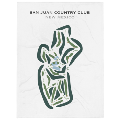 San Juan Country Club, New Mexico - Printed Golf Courses