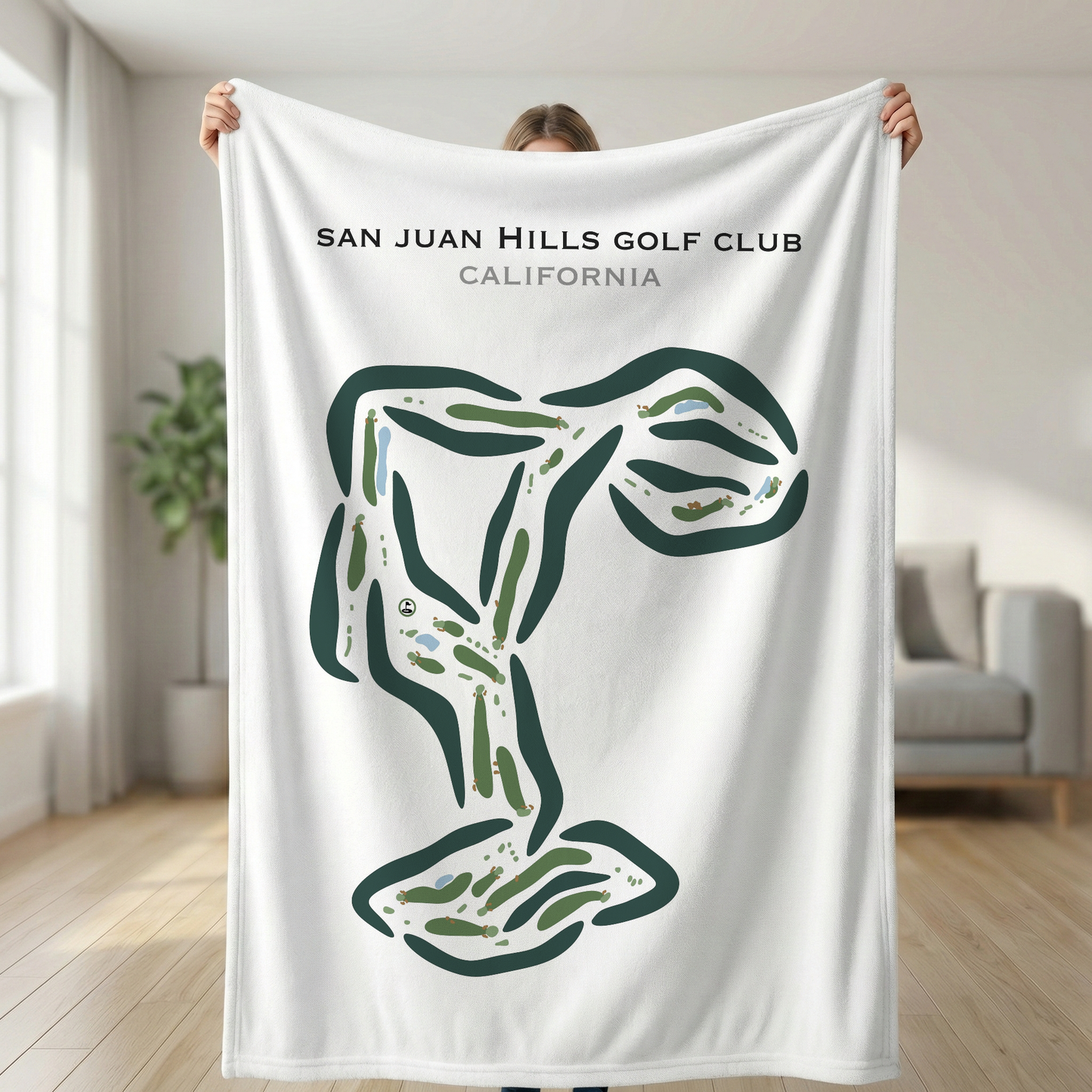 San Juan Hills Golf Club, California - Printed Golf Courses