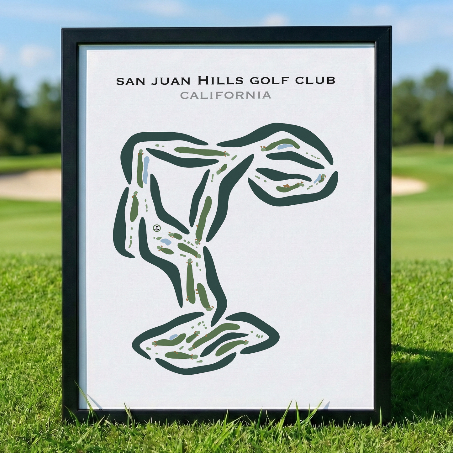 San Juan Hills Golf Club, California - Printed Golf Courses