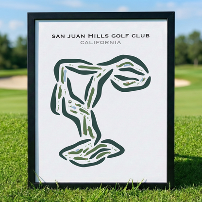 San Juan Hills Golf Club, California - Printed Golf Courses