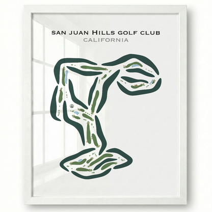 San Juan Hills Golf Club, California - Printed Golf Courses