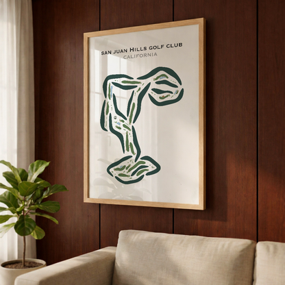 San Juan Hills Golf Club, California - Printed Golf Courses