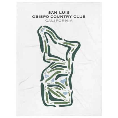 San Luis Obispo Country Club, California - Printed Golf Course