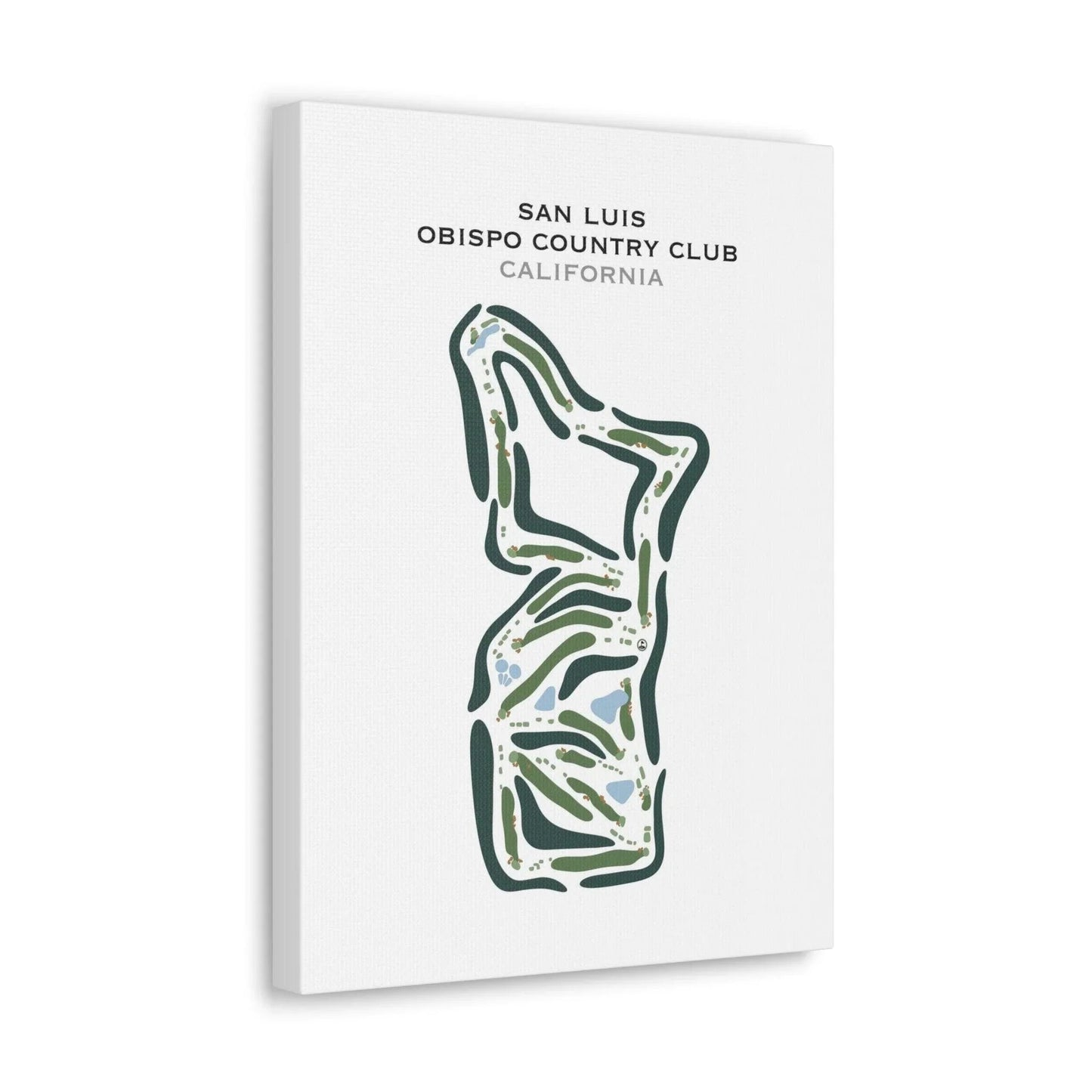 San Luis Obispo Country Club, California - Printed Golf Course