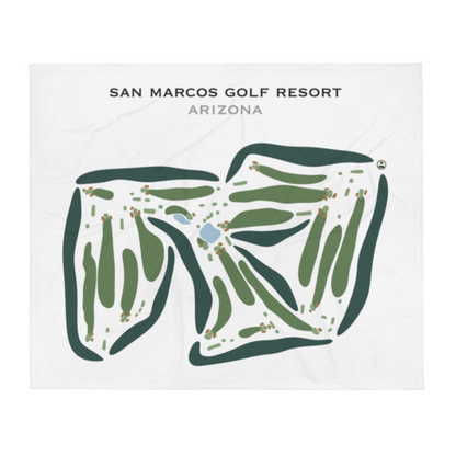 San Marcos Golf Resort, Arizona - Printed Golf Courses