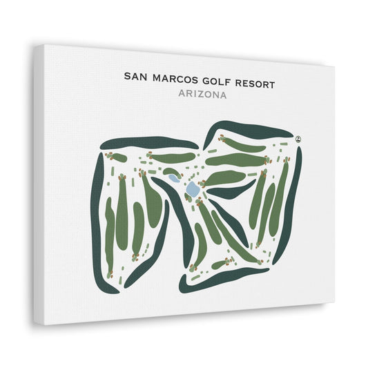 San Marcos Golf Resort, Arizona - Printed Golf Courses