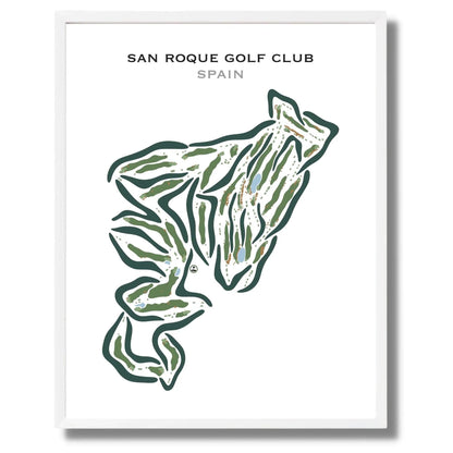 San Roque Golf Club, Spain - Printed Golf Courses
