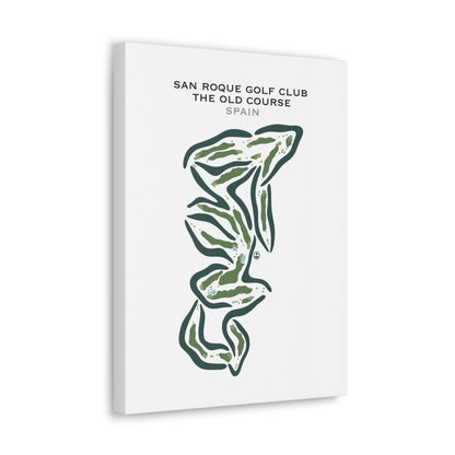 San Roque Golf Club, The Old Course, Spain - Printed Golf Courses
