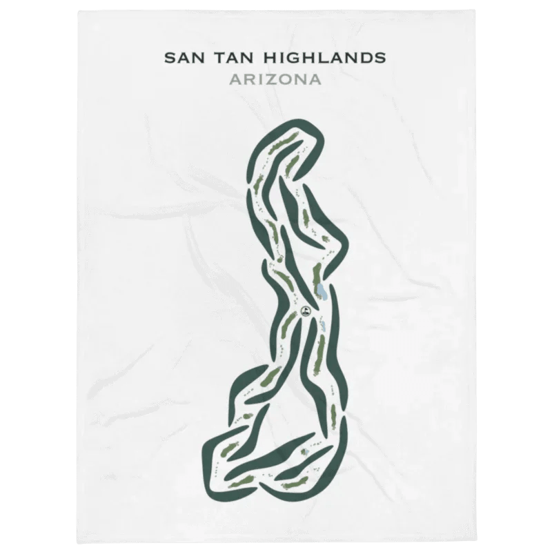 San Tan Highlands, Arizona - Printed Golf Courses