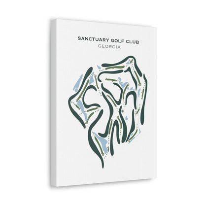 Sanctuary Golf Club, Georgia - Printed Golf Courses
