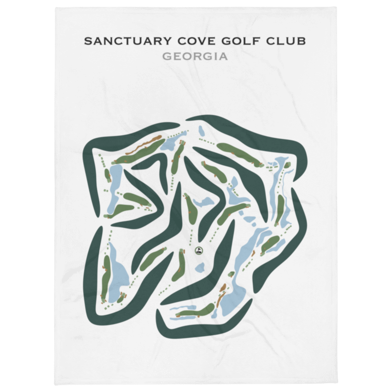 Sanctuary Cove Golf Club, Georgia - Printed Golf Courses