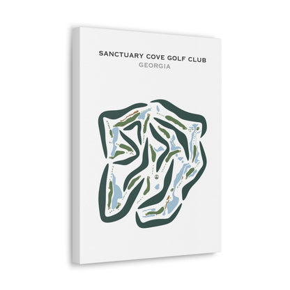 Sanctuary Cove Golf Club, Georgia - Printed Golf Courses
