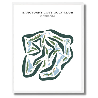 Sanctuary Cove Golf Club, Georgia - Printed Golf Courses