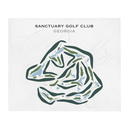 Sanctuary Golf Club, Georgia (Landscape) - Printed Golf Courses