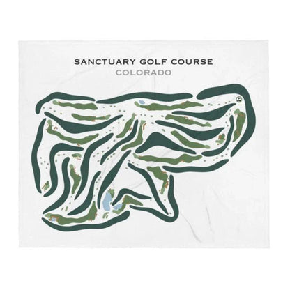 Sanctuary Golf Course, Colorado - Printed Golf Courses