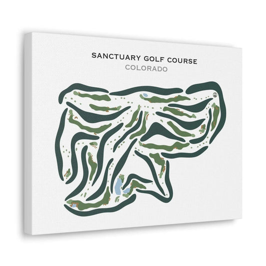 Sanctuary Golf Course, Colorado - Printed Golf Courses