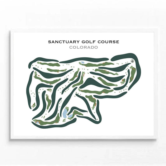 Sanctuary Golf Course, Colorado - Printed Golf Courses