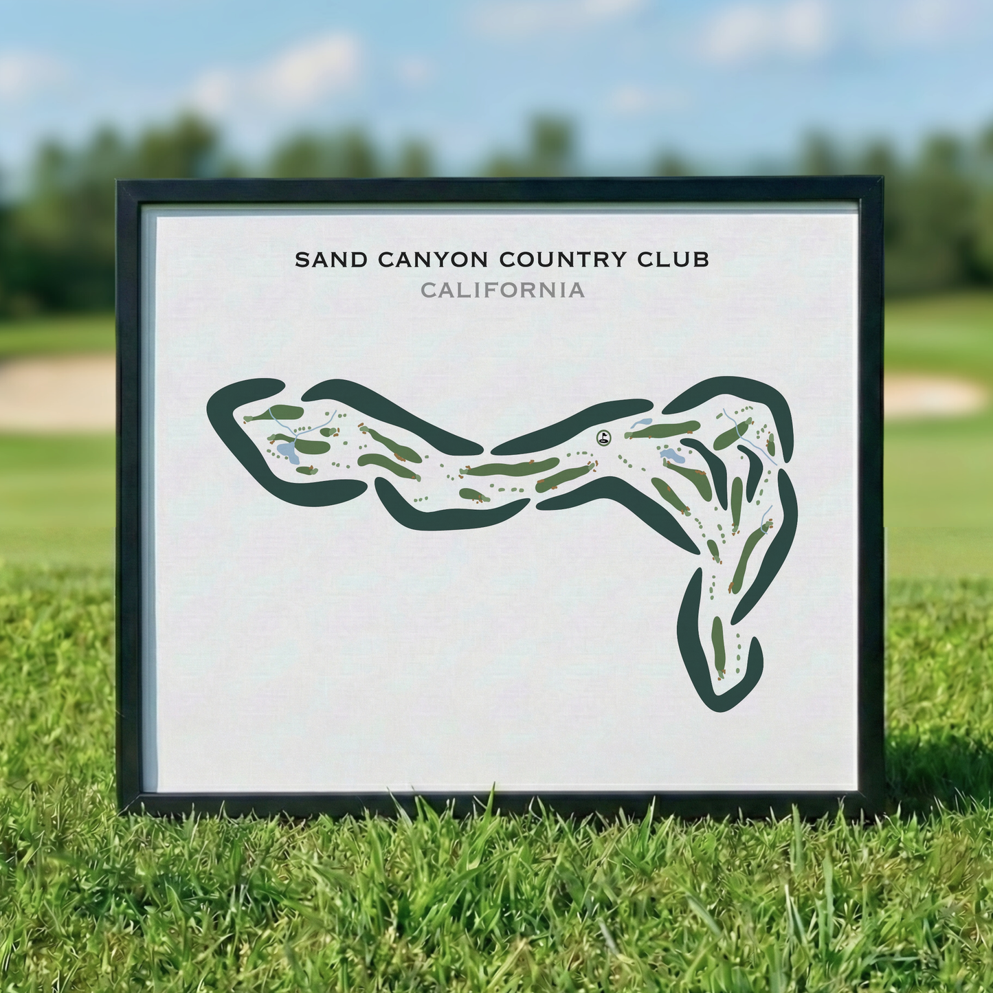 Sand Canyon Country Club, California - Printed Golf Courses