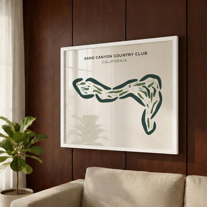 Sand Canyon Country Club, California - Printed Golf Courses
